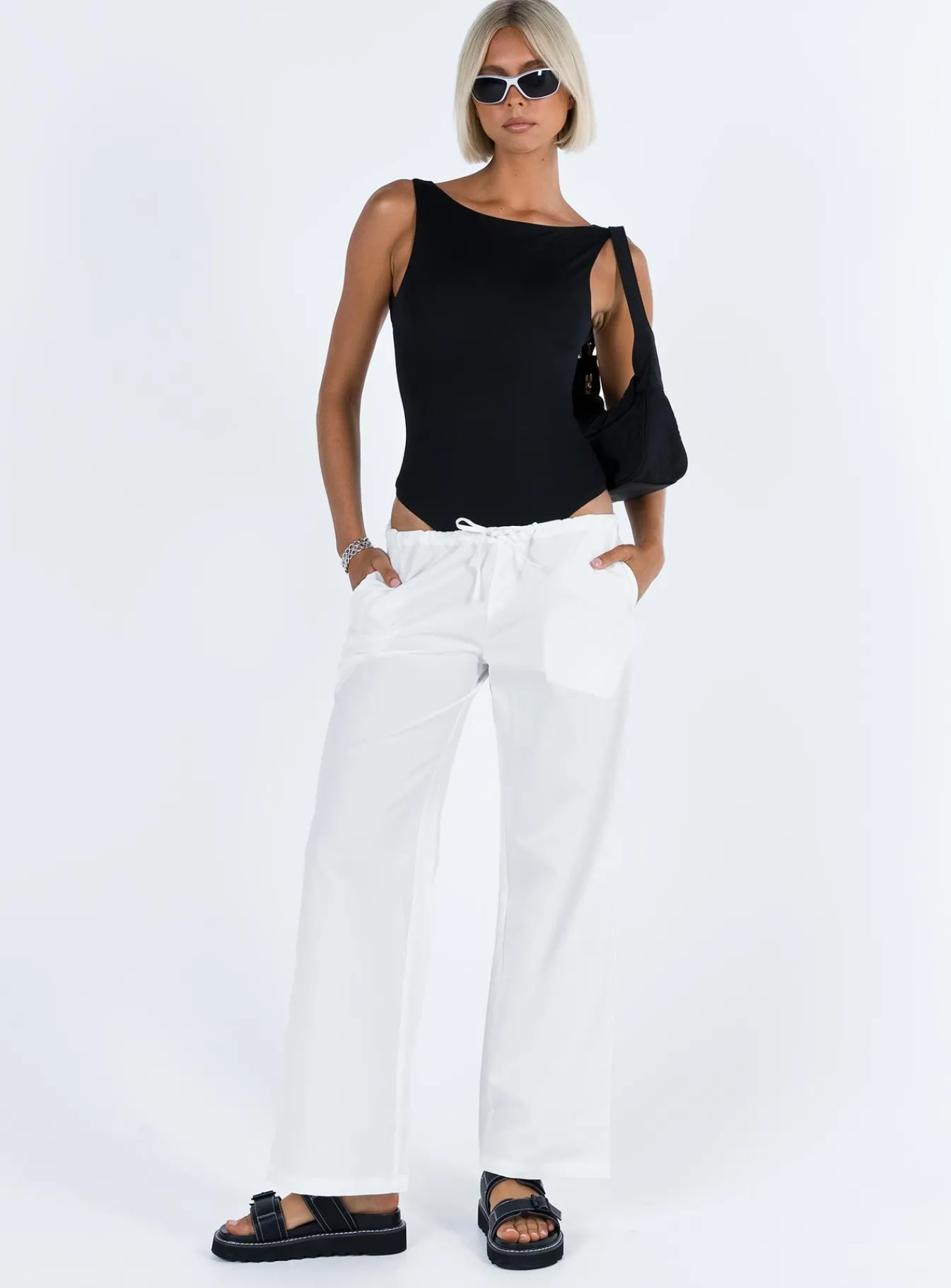 Princess Polly Coomba Backless Bodysuit Black Best Sale