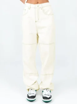 Princess Polly Copeland Jeans White Shop