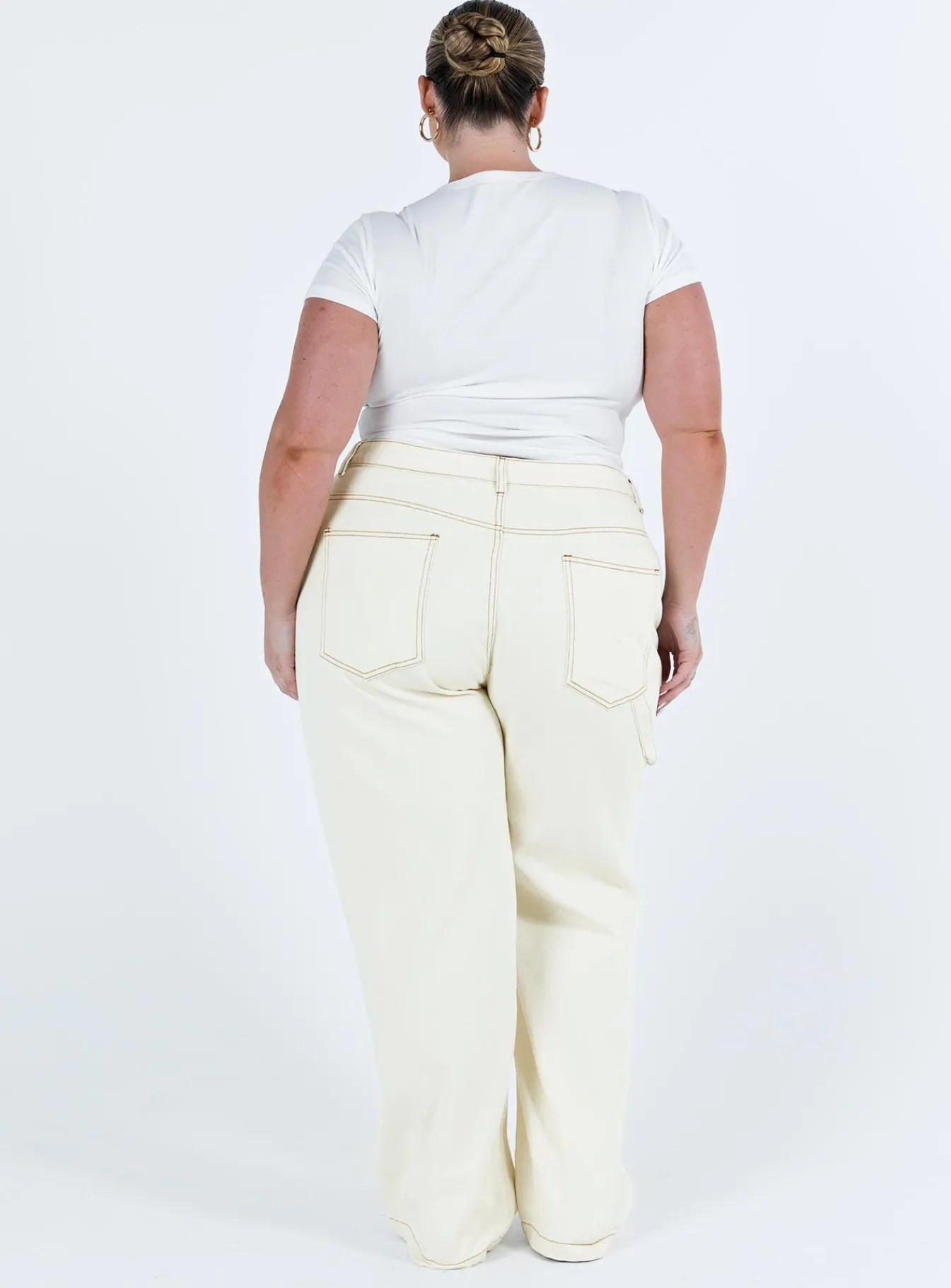 Princess Polly Copeland Jeanscurve White Store