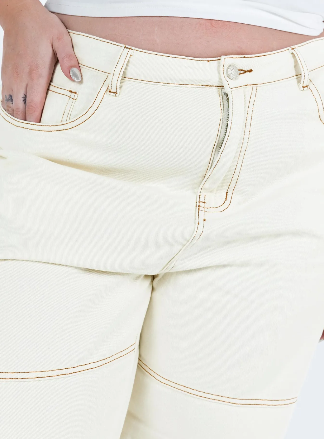 Princess Polly Copeland Jeanscurve White Store