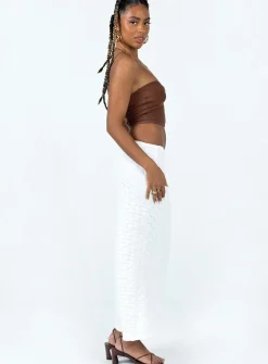Princess Polly Corine Maxi Skirt White Fashion