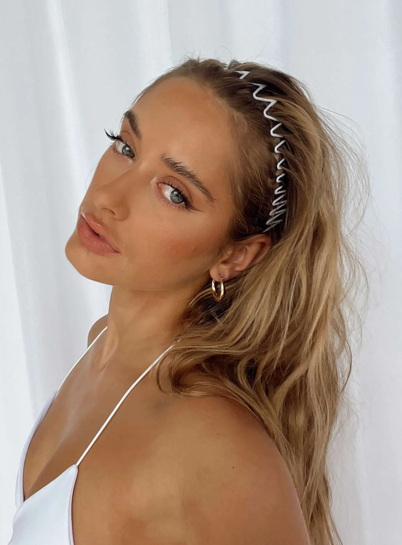 Princess Polly Coro Headband Pack/ Clear   White Hot