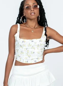 Princess Polly Cosette Top White Outlet