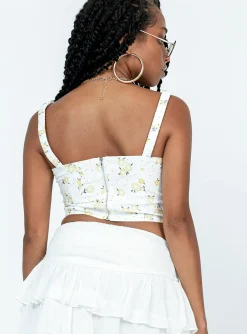 Princess Polly Cosette Top White Outlet