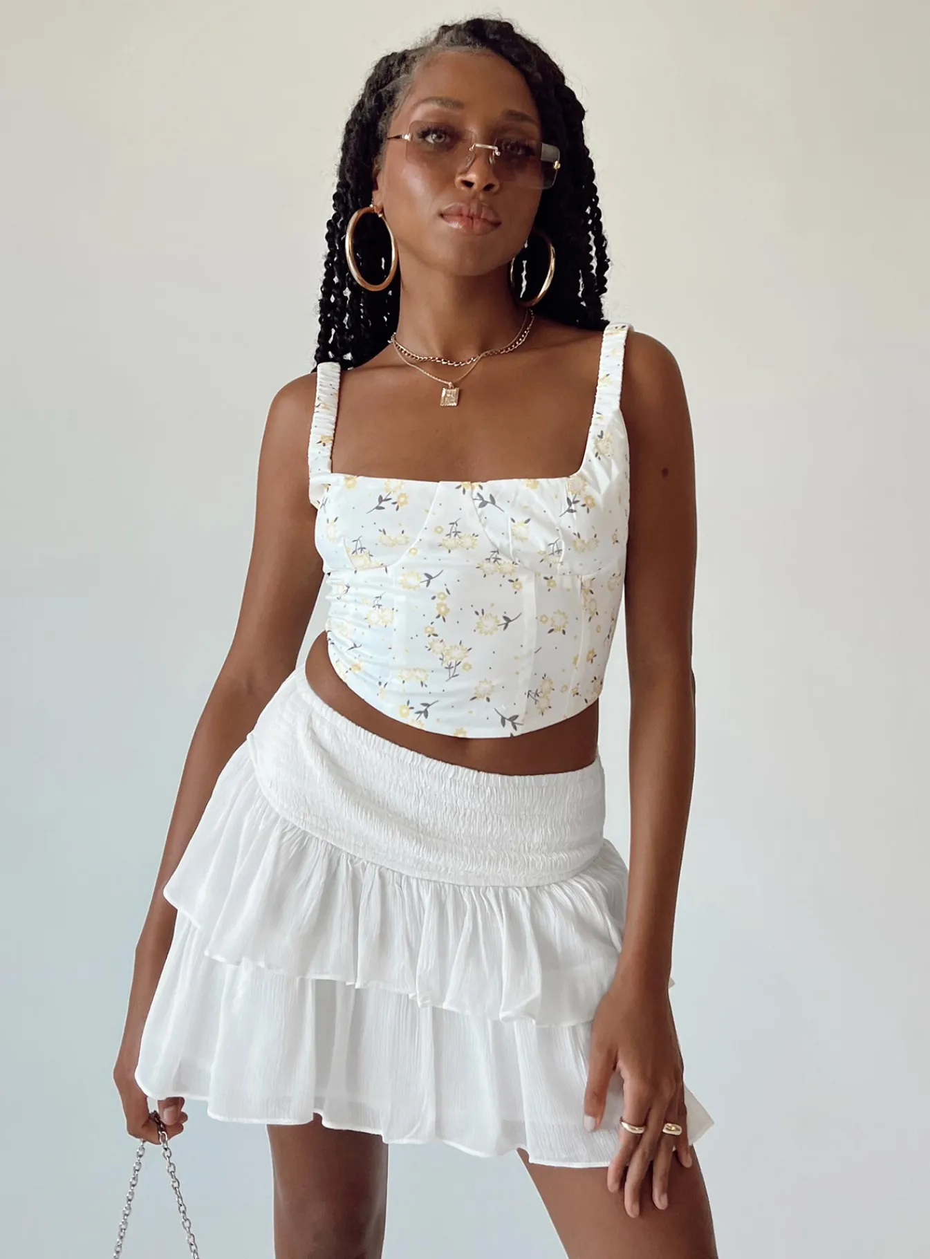 Princess Polly Cosette Top White Outlet