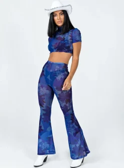 Princess Polly Cosmic Dancer Set  Blue Sale