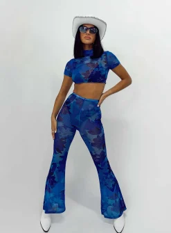 Princess Polly Cosmic Dancer Set  Blue Sale