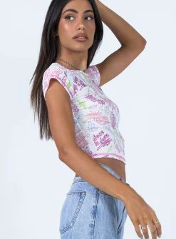 Princess Polly Cosmic Girl Top  Multi Outlet