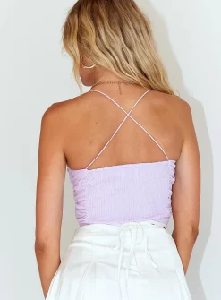 Princess Polly Cosmo Top  Lilac Best