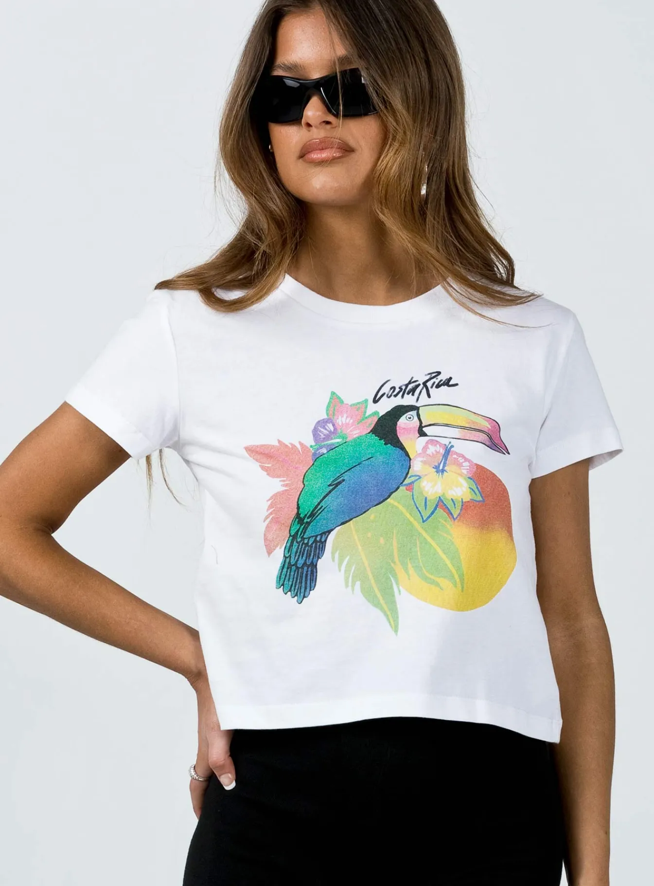 Princess Polly Costa Rica Tee White Best