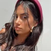 Princess Polly Cotter Headband  Burgundy Store
