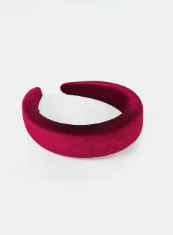 Princess Polly Cotter Headband  Burgundy Store