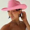 Princess Polly Coulson Cowboy Hat  Pink Online