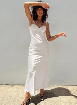 Princess Polly Creewood Maxi Dress  Champagne Best Sale