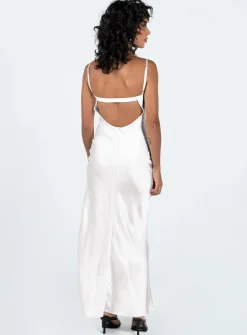 Princess Polly Creewood Maxi Dress  Champagne Best Sale