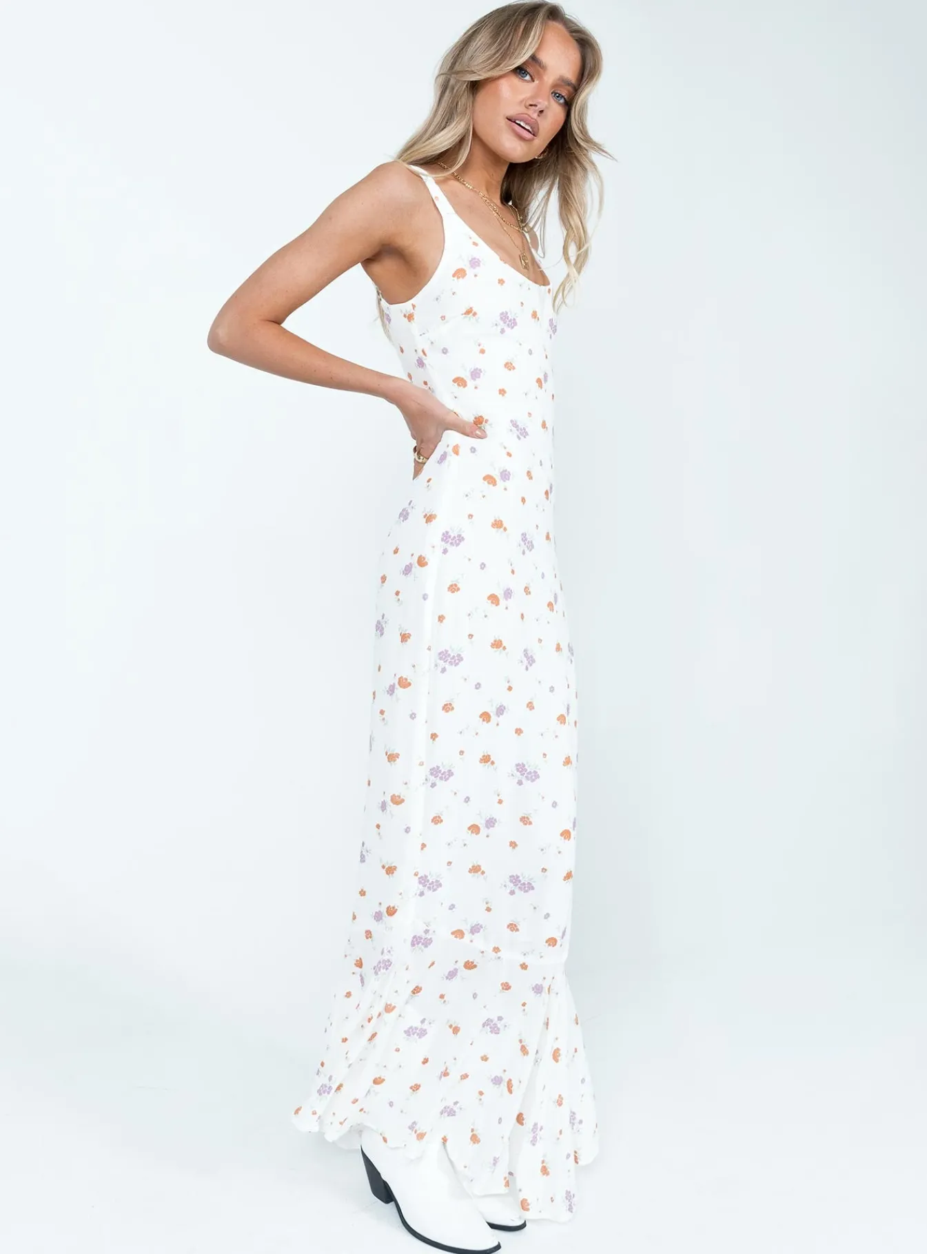 Princess Polly Curtis Maxi Dress Multi Best