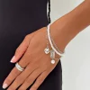 Princess Polly Daintree Charm Bracelet  Silver Flash Sale
