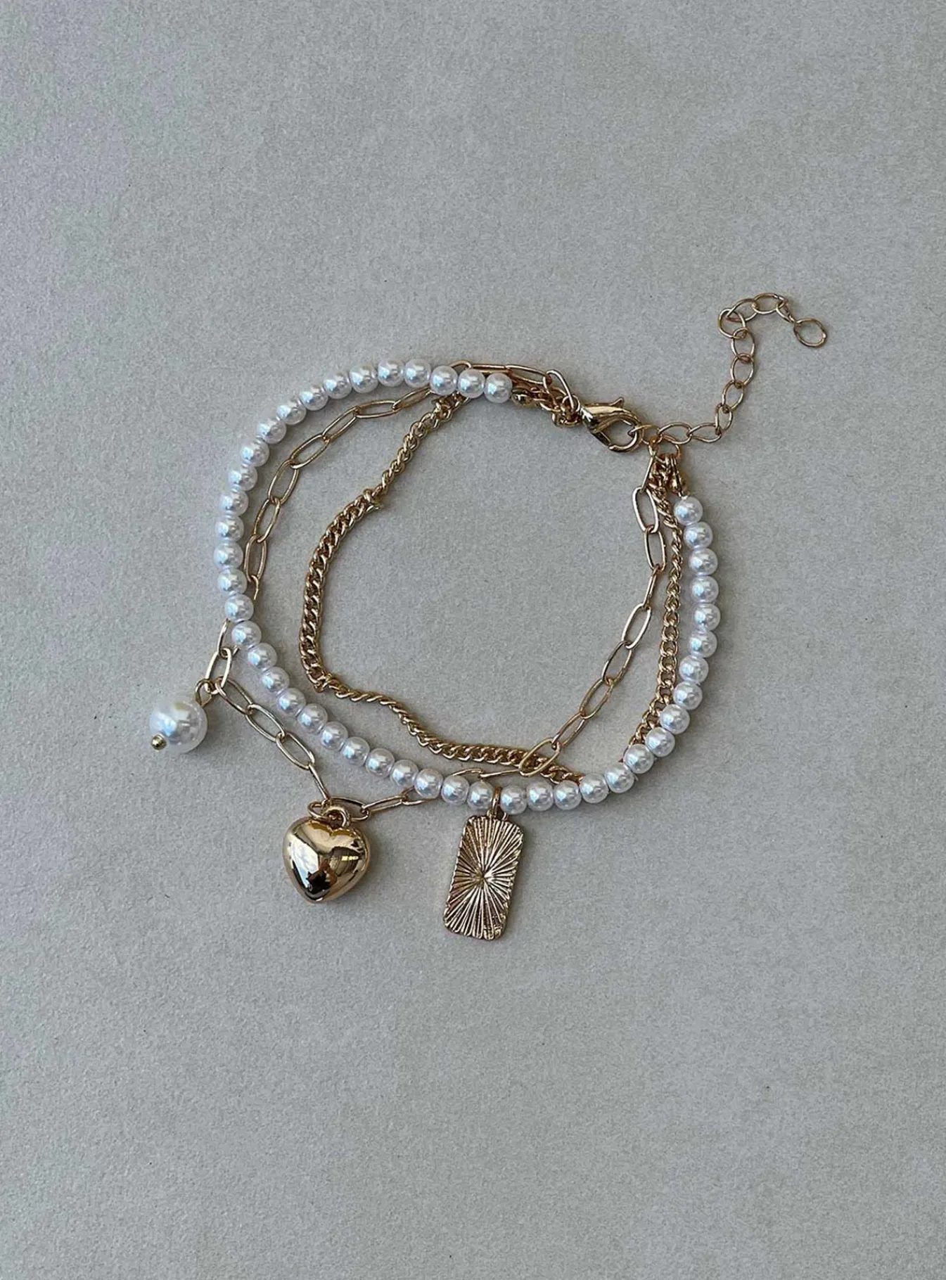 Princess Polly Daintree Charm Bracelet Gold Cheap
