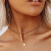 Princess Polly Dainty Sun Necklace Set   Gold Store
