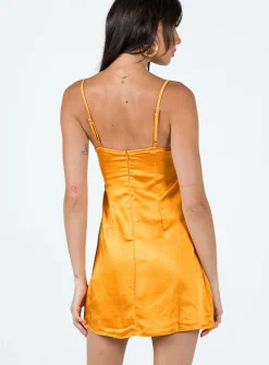 Princess Polly Dale Mini Dress  Orange Online