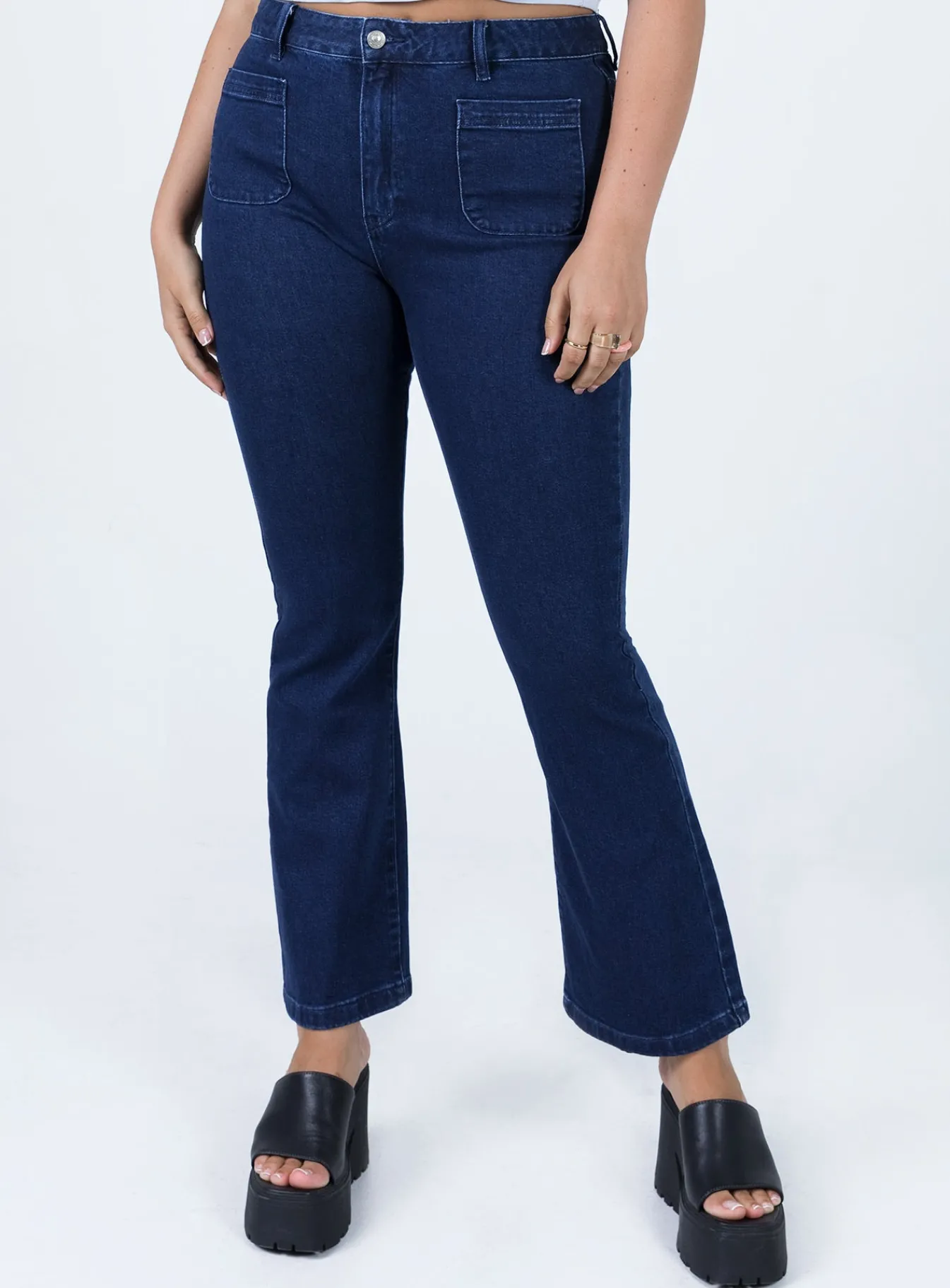 Princess Polly Dalta Mid Rise Flarejeans Denim Store