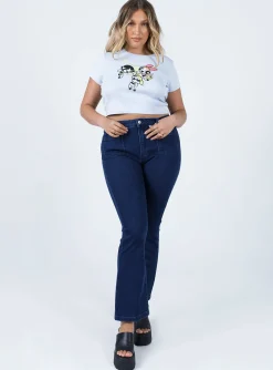 Princess Polly Dalta Mid Rise Flarejeans Denim Store