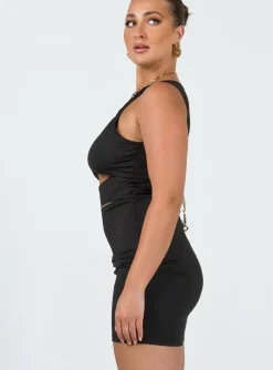 Princess Polly Dalton Mini Dress  Black Online