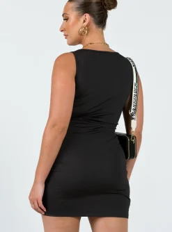 Princess Polly Dalton Mini Dress  Black Online