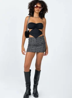 Princess Polly Damon Top  Black Fashion