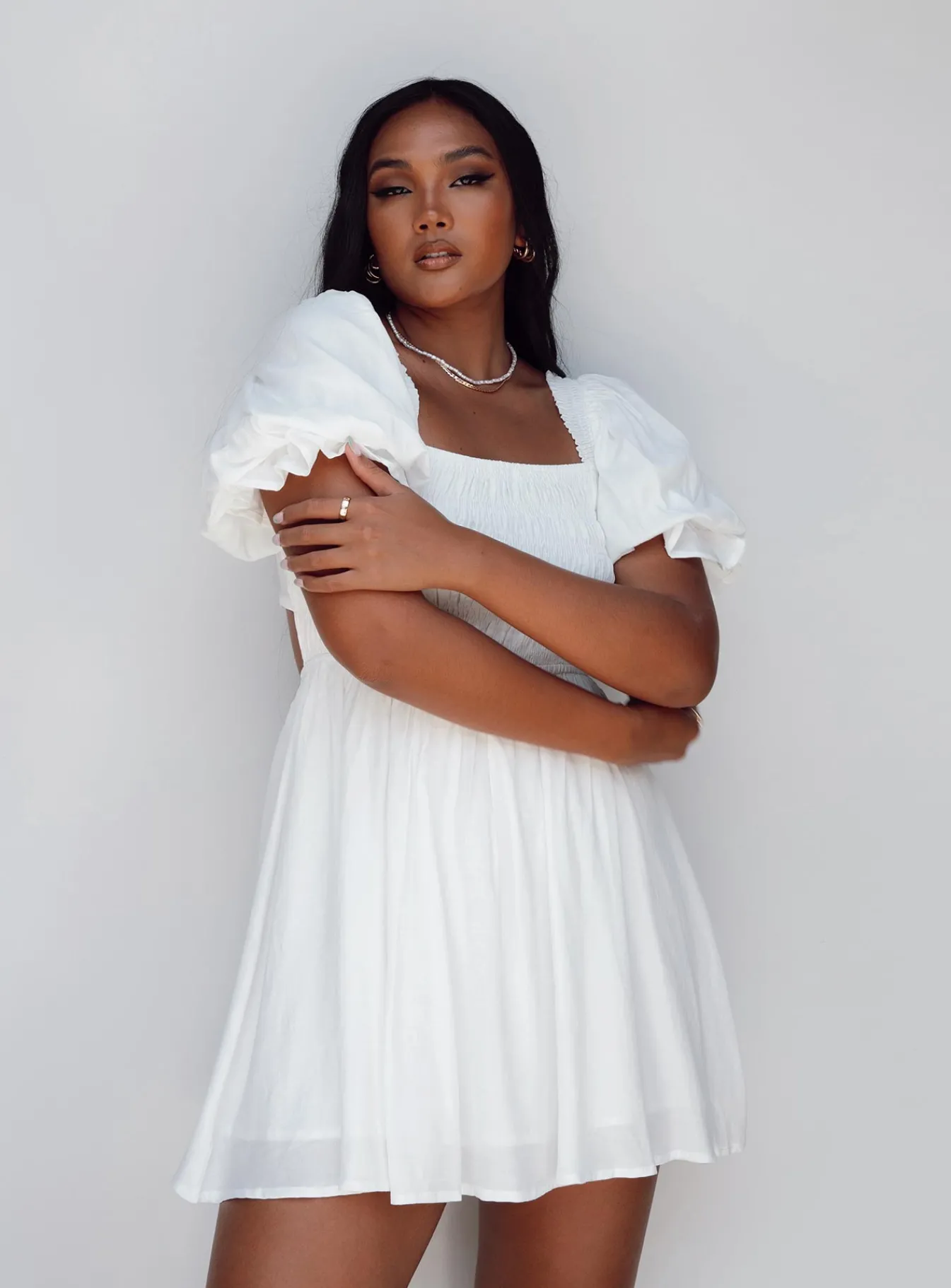Princess Polly Dani Mini Dress White Cheap