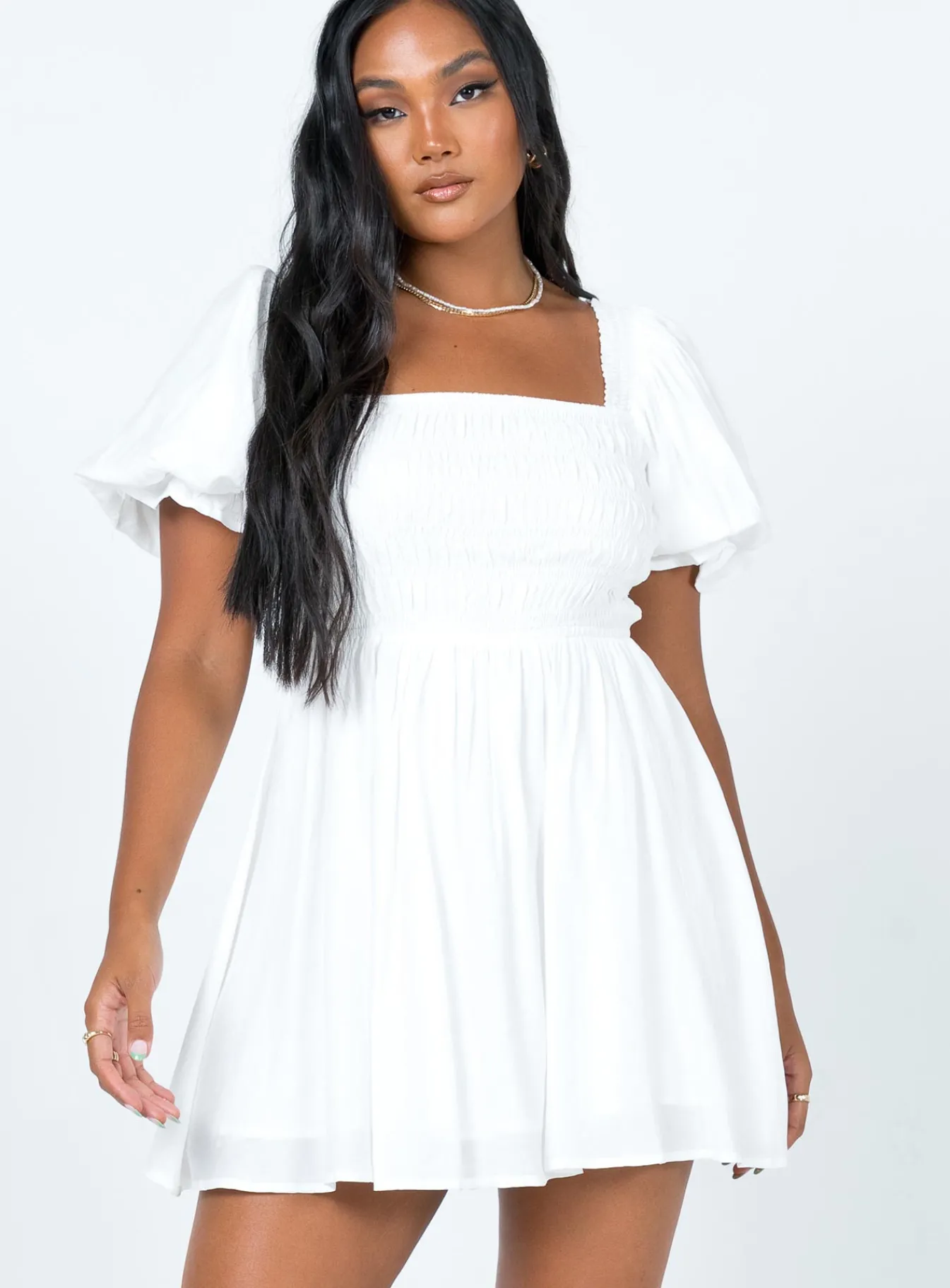 Princess Polly Dani Mini Dress White Cheap