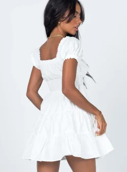 Princess Polly Daniela Mini Dress  White Discount