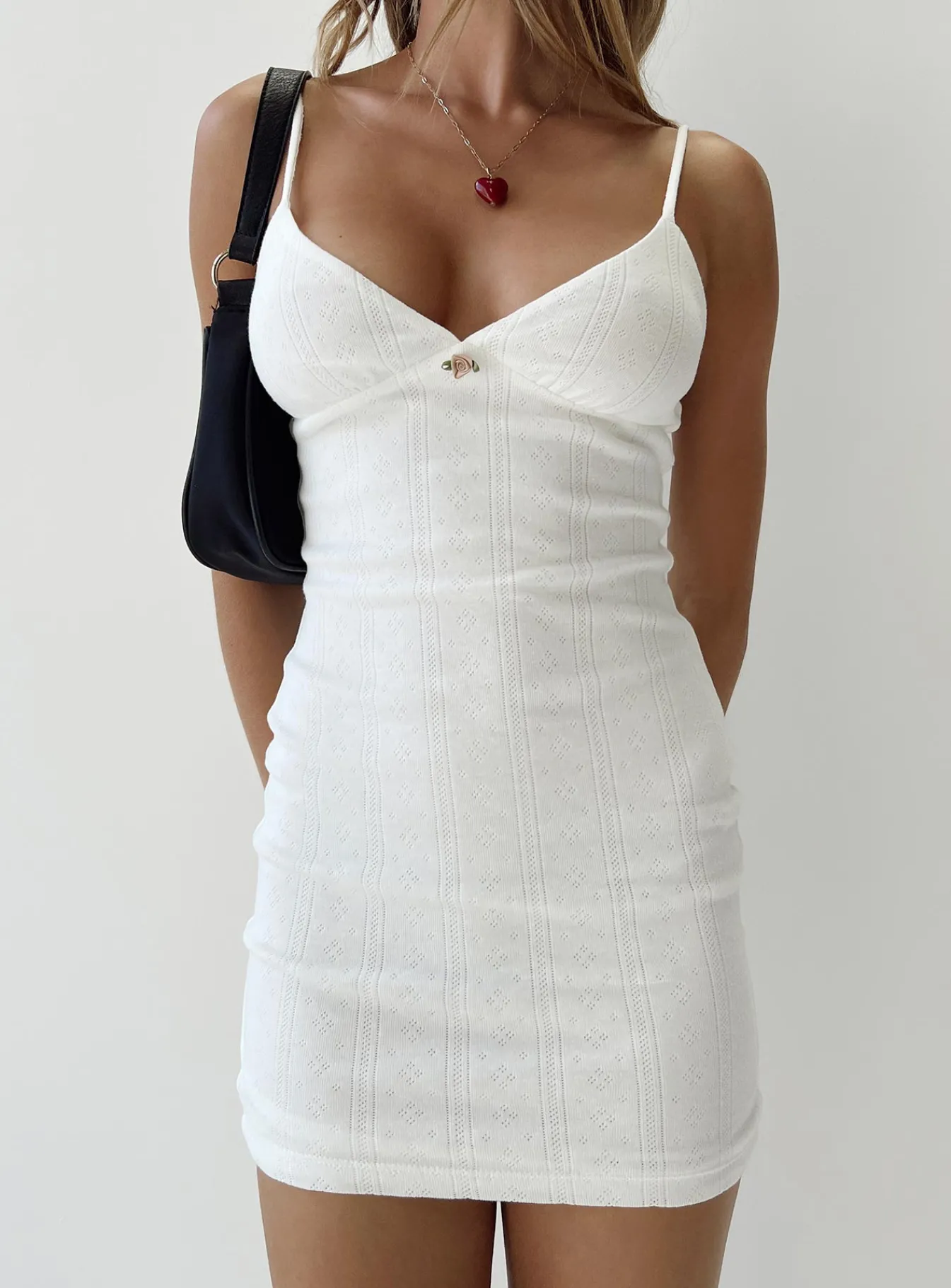 Princess Polly Danner Mini Dress White Clearance