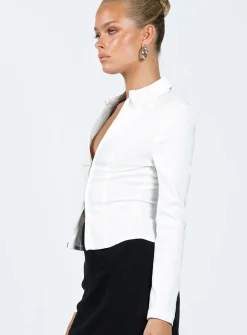 Princess Polly Dansie Top White Flash Sale