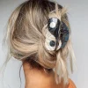 Princess Polly Daria Hair Clip  Cream / Brown Cheap