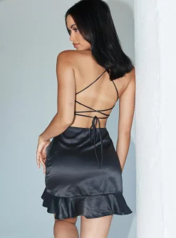 Princess Polly Darian Mini Dresslower Impact   Black Cheap