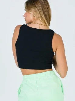 Princess Polly Darlington Crop Top Black Cheap