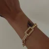 Princess Polly Darrow Chain Link Bracelet  Gold Flash Sale