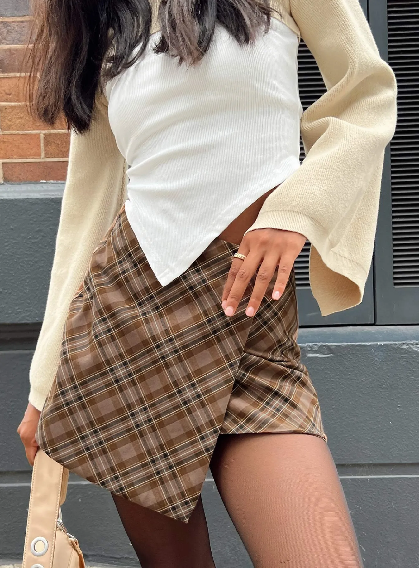 Princess Polly Davenport Mini Skirt Brown Online