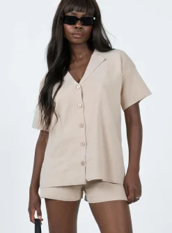 Princess Polly Davian Set  Beige Shop