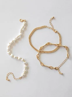 Princess Polly Davide Bracelet Pack  Gold Outlet