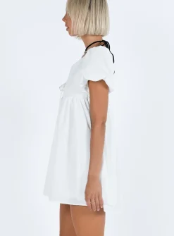 Princess Polly Daxton Mini Dress  White Store