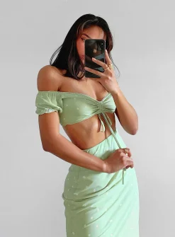Princess Polly Day Dreamer Set   Green Best Sale
