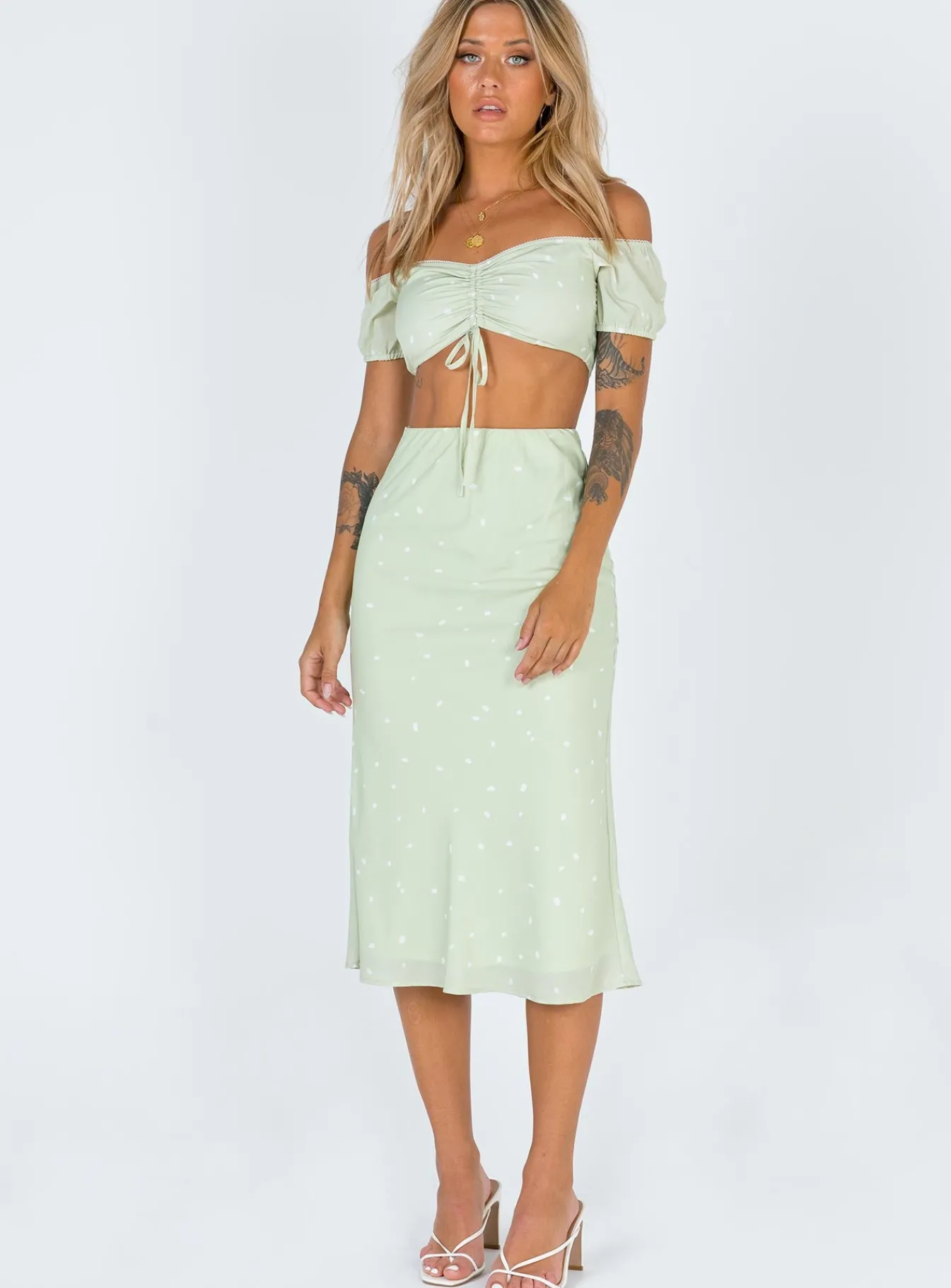 Princess Polly Day Dreamer Set Green Best Sale