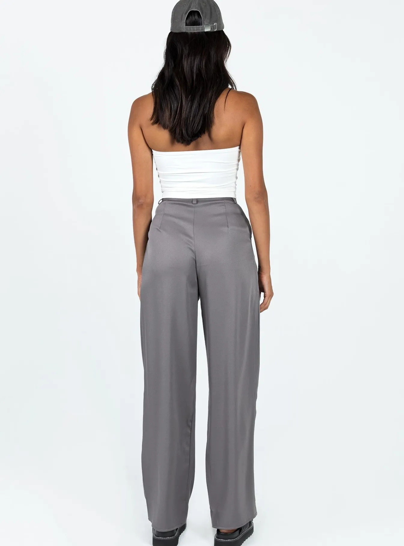 Princess Polly Deagon Pants Grey Cheap