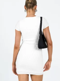Princess Polly Dealio Mini Dress  White New