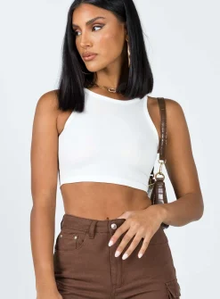 Princess Polly Deigo Tank  White Best Sale