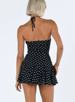 Princess Polly Delamere Mini Dress Black / White Discount