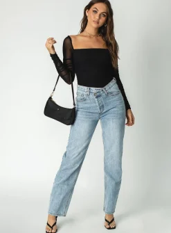 Princess Polly Delany Bodysuit Black Fashion