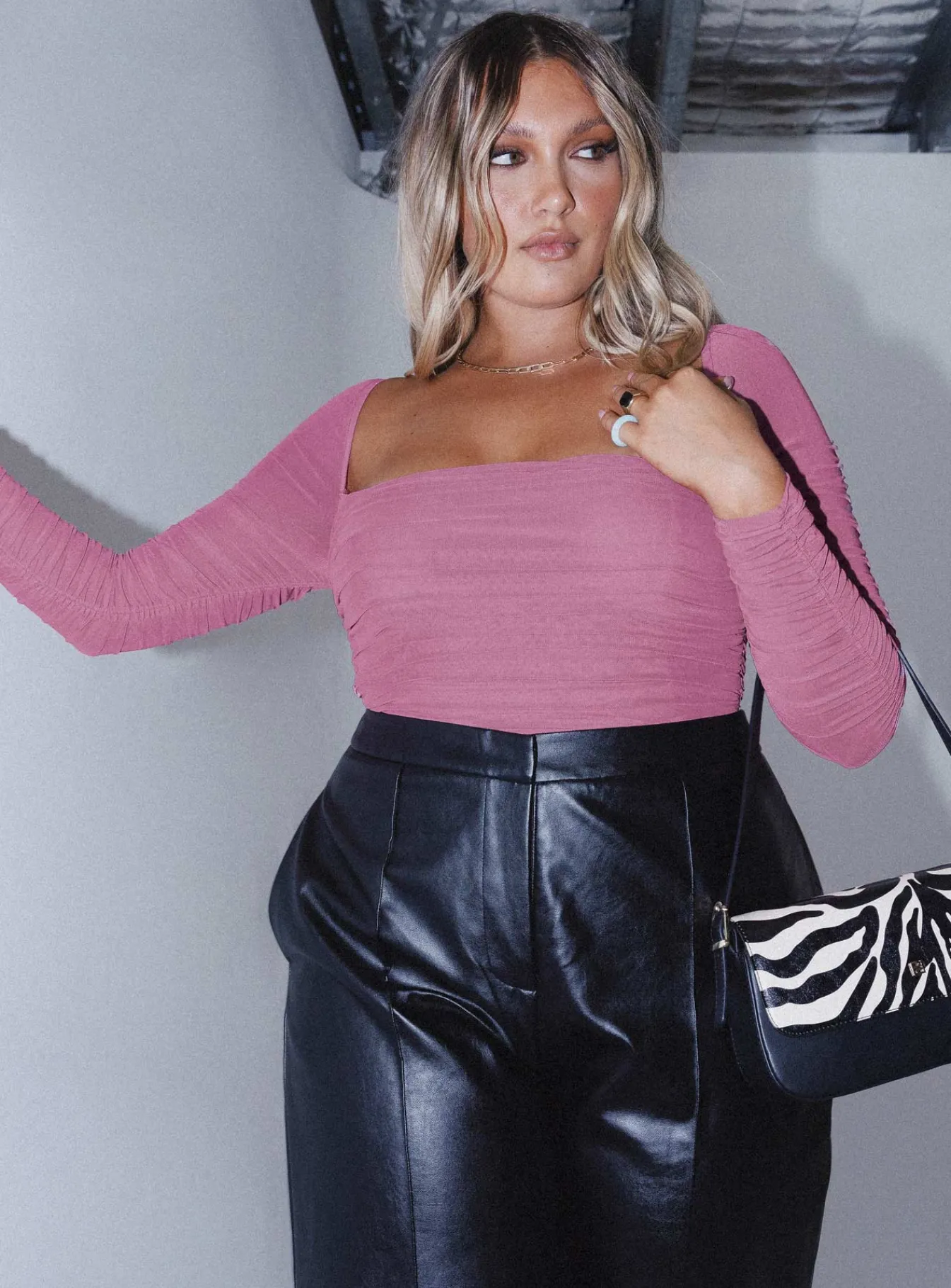 Princess Polly Delany Bodysuit Pink Fashion